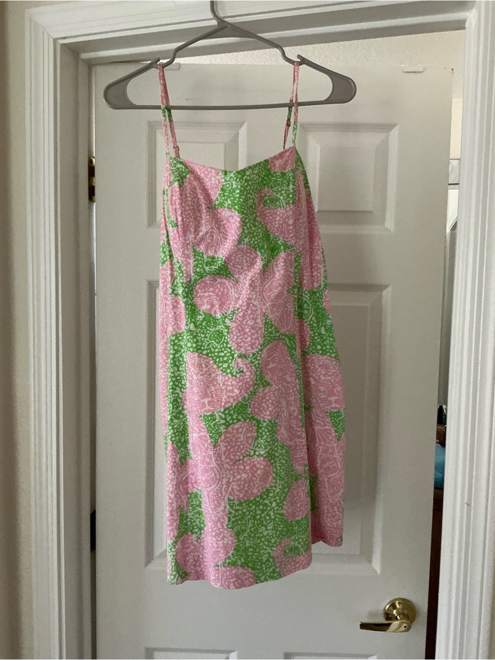 Lilly Pulitzer Pink and Green Floral Dress - Picture 1 of 3